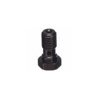 tornillo banjo m10x1 simple cabeza plana acero negro