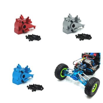 Kit de caja de cambios delantero de metal mejorado para vehículos de control remoto Wltoys 1/12 124006 12423 12427 12428