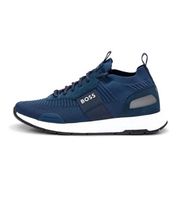 boss para hombre 50498245 zapatillas titanium marino 44 plano 1 a 3cm cordones casual