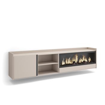 Mueble Tv, Televisión, Muebles De Salón, Almacenaje, 212x50x35 Cm, Para Tv Hasta 80