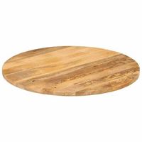 tablero de mesa  tablero escritorio redondo madera maciza de mango o 90x38 cm