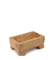 bol decorativo madera beige