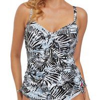 kiso valley adjustable leg twist front uw tankini top