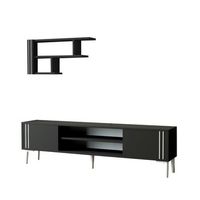 mueble tv snow set antracita
