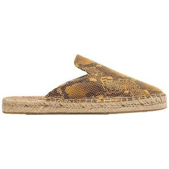Paez Sandalias Mule W - Print Snake Caramel para mujer