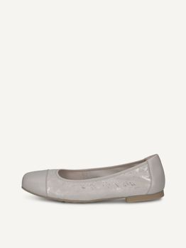 CAPRICE Ballerina, white, made of Leather, Size 38
