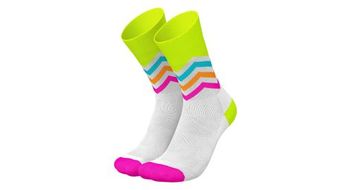 Calcetines incylence running volts amarillo rosa