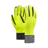 craft essence hybrid guantes de correr unisex - amarillo neon plateado