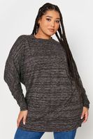 yours luxury jersey gris suave con costura frontal mujer curvy y tallas grandes yours luxury capsule collection