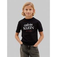 calvin klein jeans tops y camisetas logo ss t-shirt para nino
