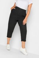 yours chinos capri negros  mujer curvy y tallas grandes yours