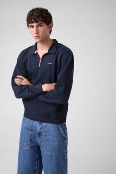 Sudadera Con Media Cremallera