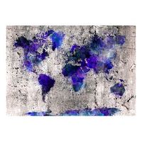 papel pintado 3d - world map ink blots 300x210 cm