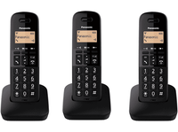 reacondicionado seminuevo muy bueno telefono - panasonic kx-tgb613spb inalambrico 14 3 unidades incluidas hasta 18h 50 entradas negro