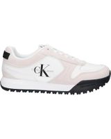 de calvin klein ym0ym00624 toothy runner 01w bright white-black