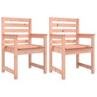 sillas de jardin 2 uds madera maciza abeto douglas 60x48x91 cm cfw695103