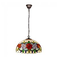 lampara colgante tiffany rosy