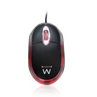 raton ewent con cable 1000 dpi ambidiestro compacto 3 botones usb tipo a
