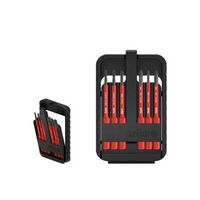 wiha juego de bits slimbit electric ranurados phillips pozidriv de 7 unid incl caja de slimbits 43160