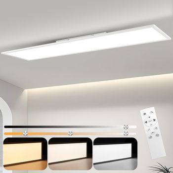 Zmh Lámpara De Techo Led Blanca Regulable Con Control Remoto Para Sala De Estar Y Oficina