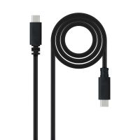 cable usb 20 nanocable 10012301-l150 usb-c 3a 480mbps 15m negro