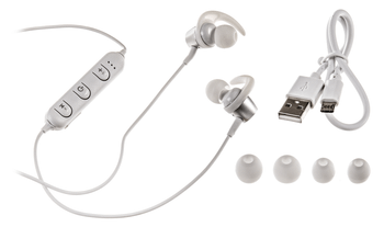 AURICULARES + MICRO BLUETOOTH INALAMBRICOS INNOBO HEBE BLANCO