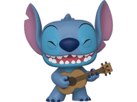 figura funko pop - lilo  stitch stitch con ukelele vinilo 10 cm