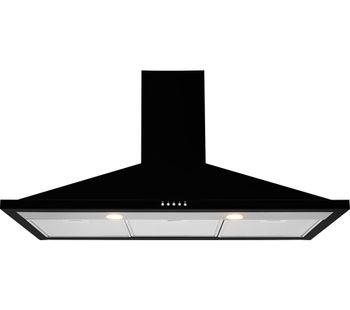 LEISURE H102PK Chimney Cooker Hood - Black, Black