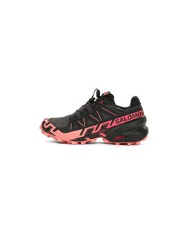 Zapatillas de Trail Salomon Speedcross 6 Gtx Nine Iron/Black/Flamingo Pink Mujer