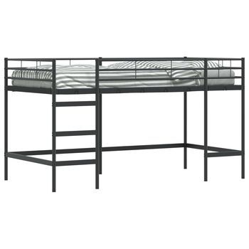 Estructura De Litera Para Niños Liso Negro 107 X 203 Cm Acero Vidaxl