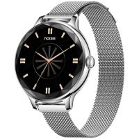 noise diva silver link bluetooth 40mm pantalla tactil plata correa plateada monitor salud
