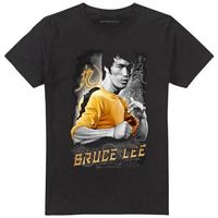 bruce lee camiseta yellow dragon para mujer