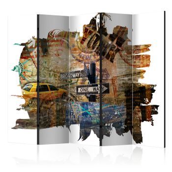 Biombo - New York Collage Ii (225x172 Cm)