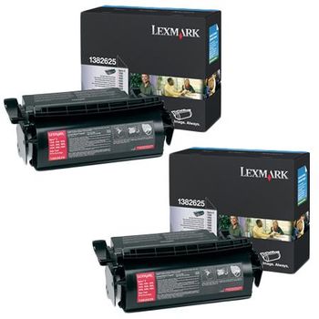 Original Multipack Lexmark Optra S1200 Printer Toner Cartridges (2 Pack) -1382625