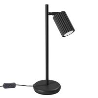 lampara de mesa moto negro