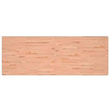 Tablero De Mesa | Tablero Escritorio Madera Maciza De Haya 150x55x2,5 Cm