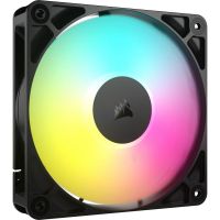 corsair rs120 argb ventilador suplementario pwm 120mm negro