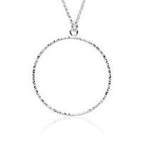 cadena circular de plata 925