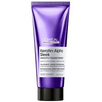 loreal professionnel keratin alpha sleek smooth transformer 1x a week treatment anti frizz  smoothing 200ml