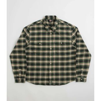 Dickies Camisa manga larga JOHNSONVILLE DK0A87PWPIN1-PINE NEEDLE para hombre