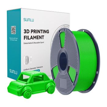 Filamento PETG Sunlu PETG G Verde 1,75 mm Alta Durabilidad Resistente