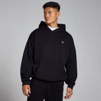 sudadera extragrande con capucha rest day para hombre de mp - negro - m