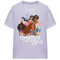 the little mermaid camiseta sisters of the sea para mujer