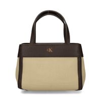 calvin klein bolsos mujer - beige talla os