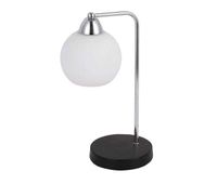 lampara sobremesa metal color cromo serie pissis 17cm