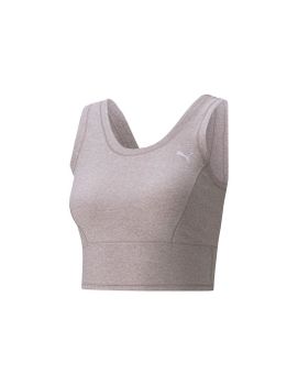 Top de fitness Puma Studio Yogini Luxe Crop Tank W Violet