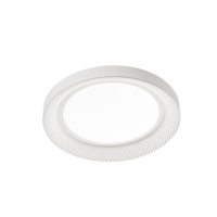 lampara de techo led hive en metal blanco mate 40w perenz o50cm