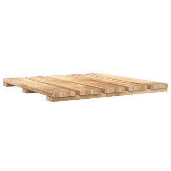 Tile De Decking 12 Uds. Marrón 50 X 50 Cm Pino Impregnado Verde Vidaxl