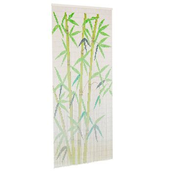 Cortina De Bambú Para Puerta Contra Insectos 90x200 Cm