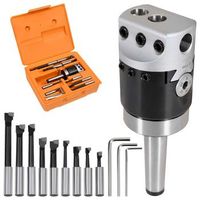 set de herramientas perforacion 15 pzas cabezal 50mm f1-12 mt2-m10 vidaxl